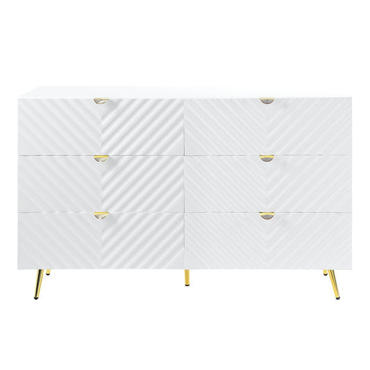 Gaines - Dresser - White High Gloss