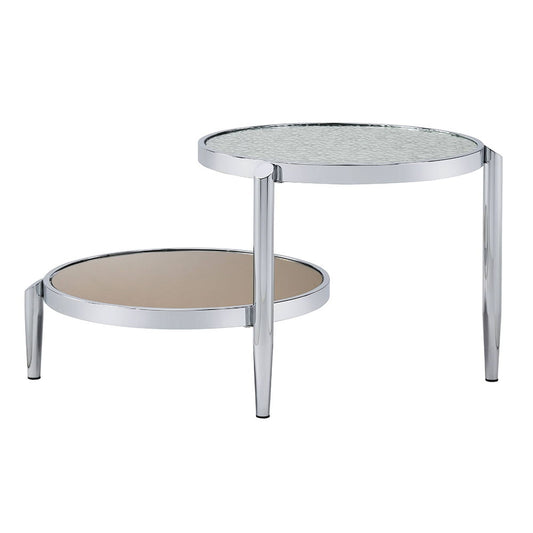 Abbe - Coffee Table - Glass & Chrome
