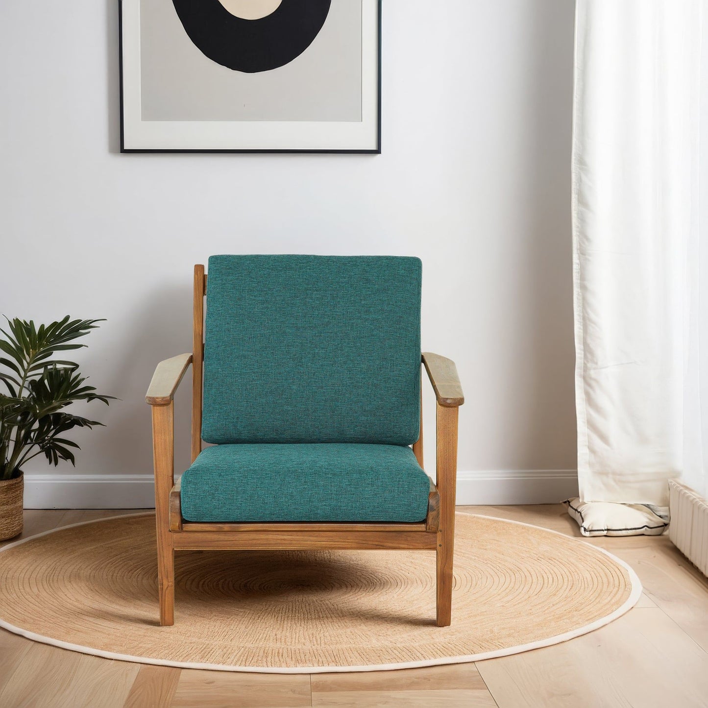 Connor - Modern Genuine Lounge Chair