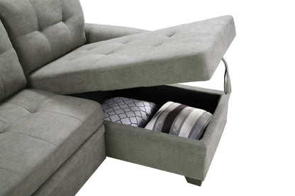 Lucca - Reversible Sleeper Sectional Sofa With Storage Chaise