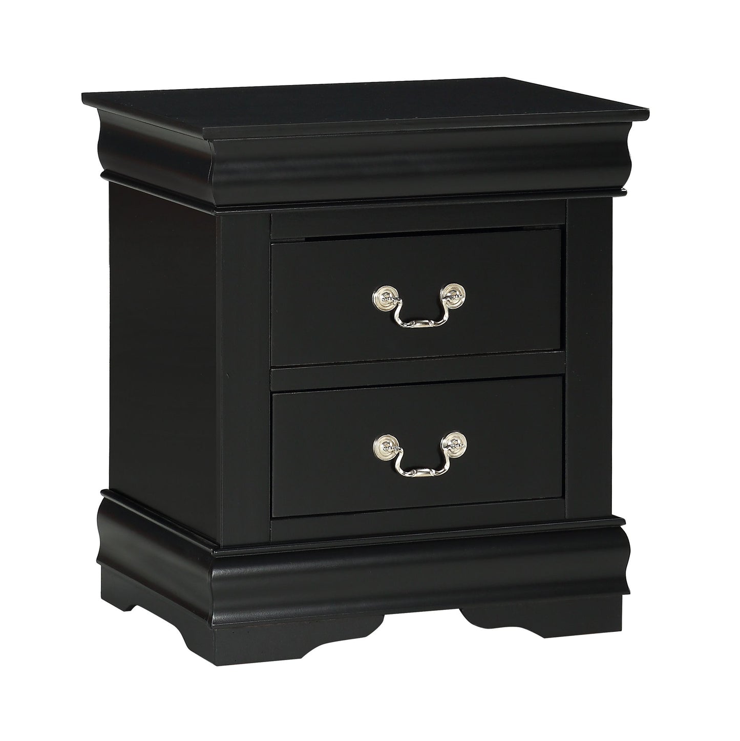 Louis Philip - Queen 5 Piece Bedroom Set - Black