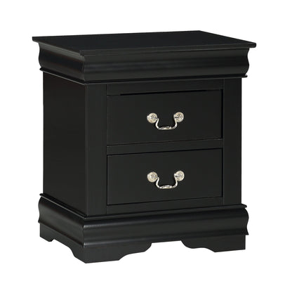 Louis Philip - Queen 4 Piece Bedroom Set - Black