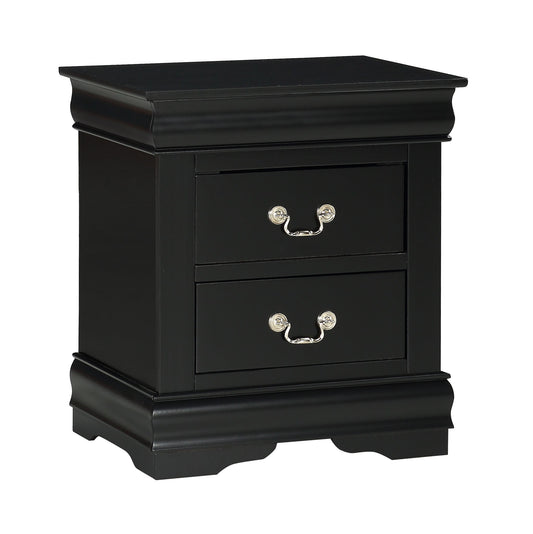 Louis Philip - Queen 4 Piece Bedroom Set - Black