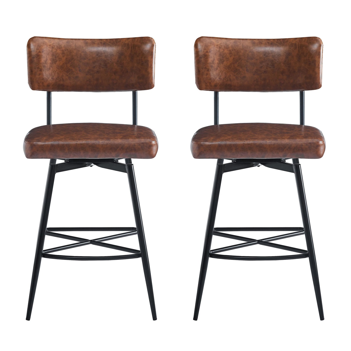 Retro Swivel Counter Stools (Set of 2)