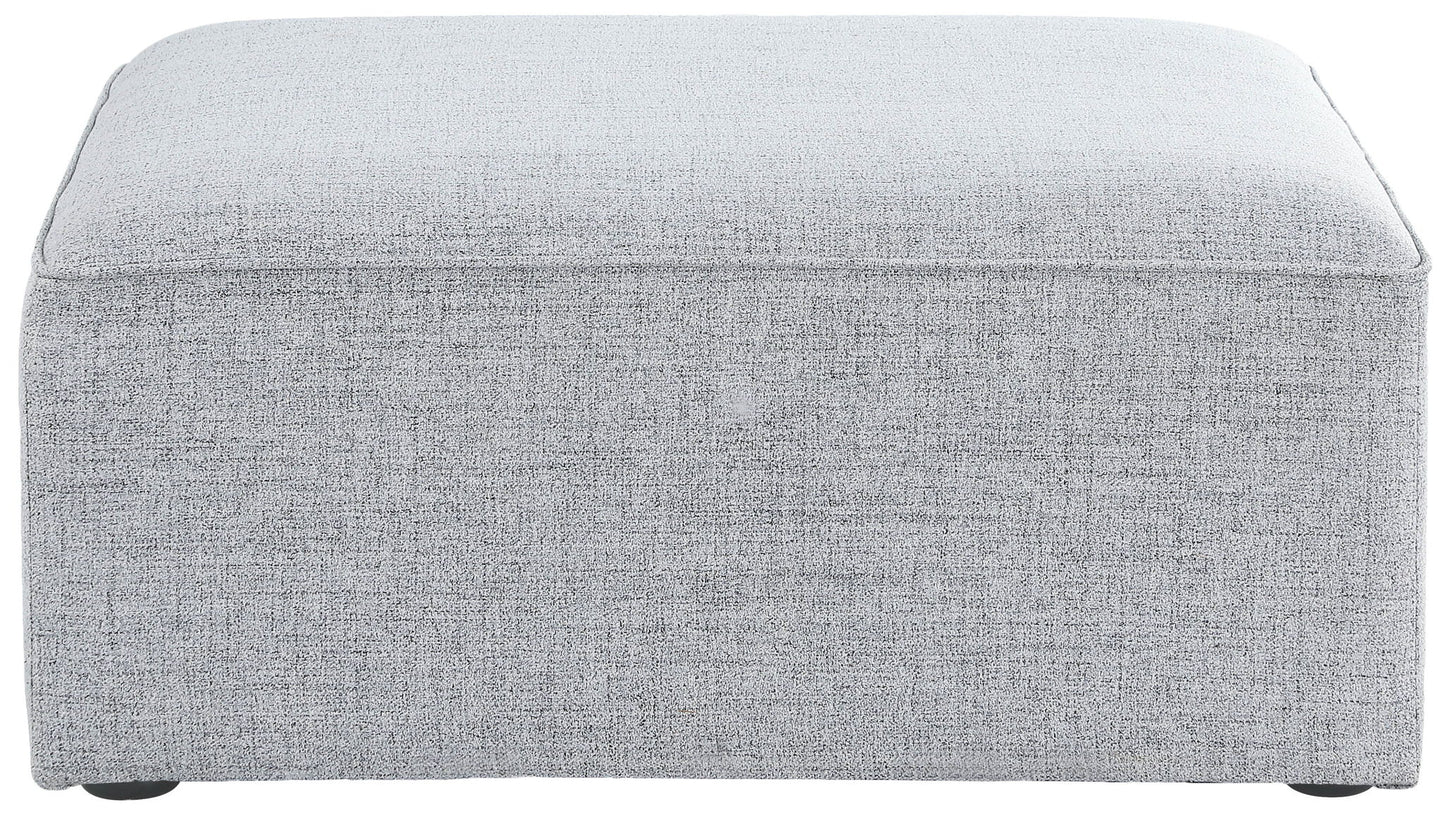 Cube - Linen Ottoman