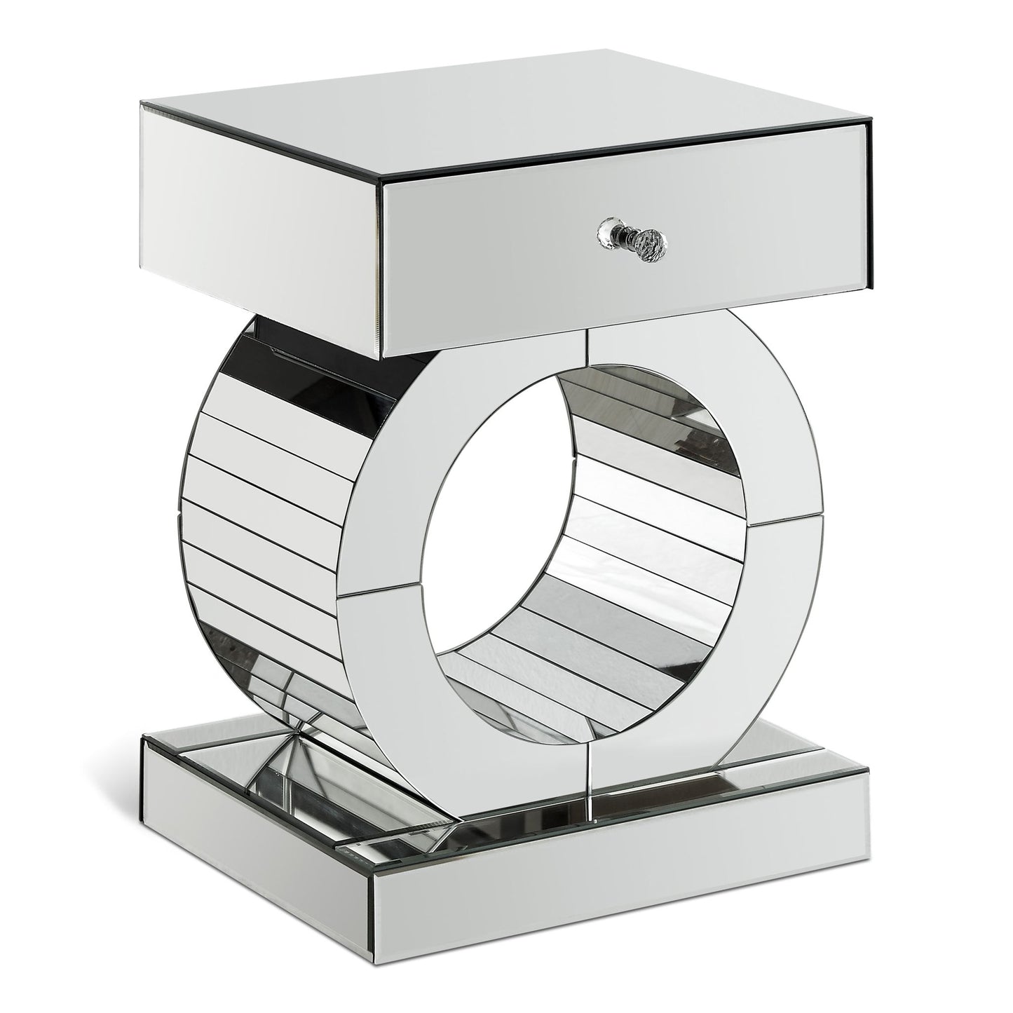 Jocelyn - End Table - Pearl Silver