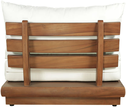 Mirella - Water Resistant Fabric Upholstered Outdoor Patio Modular Armless Chair