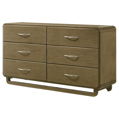 Tully - 6 Drawer Dresser - Nutmeg Brown