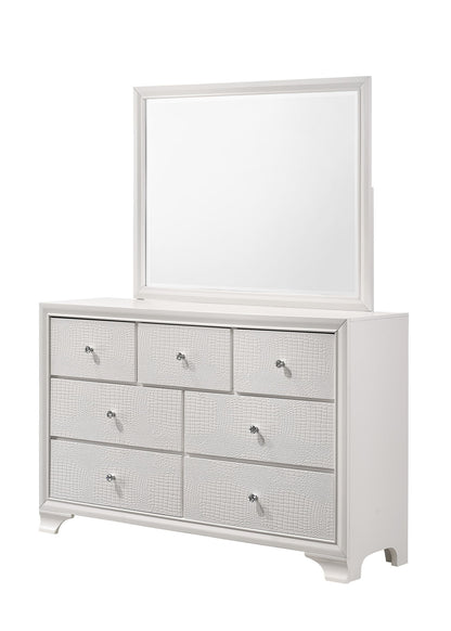 Lyssa - King 5 Piece Bedroom Set - White