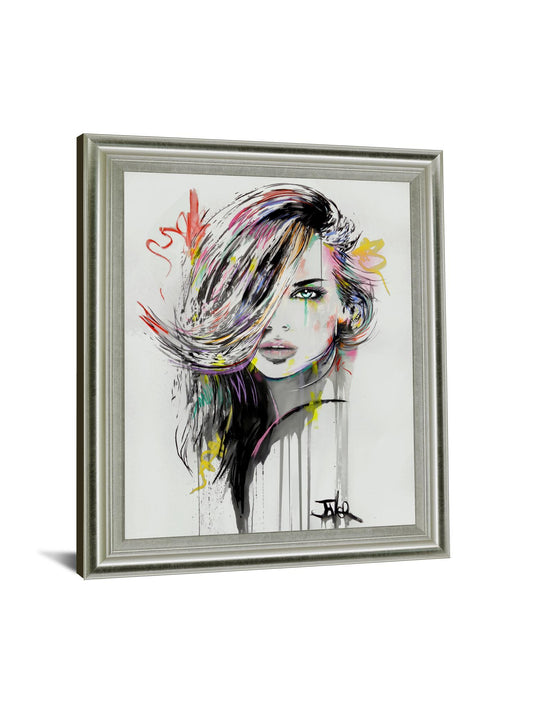 Chromatic Muse - 28" x 34" Framed Wall Art