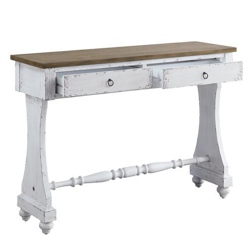 Carminda - Console Table - Antique White