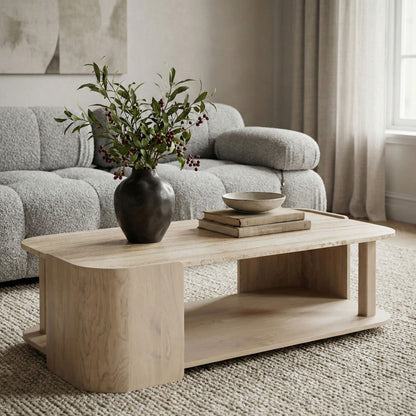 Calabria - Marble And Oak Wood Table
