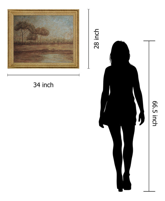 Whispering Pines - 28" x 34" Framed Wall Art