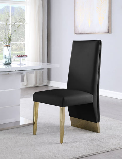 Porsha - Dining Chair (Set of 2) - Gold Base