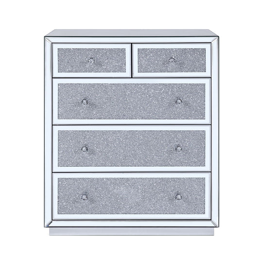 Noralie - Console Cabinet - Faux Diamonds & Mirrored