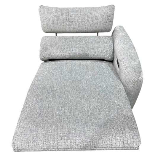 Fullar - RAF Modular Power Motion Recliner - Light Gary Chenille