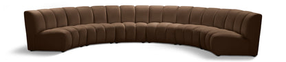 Infinity - 6 Piece Velvet Modular Sectional