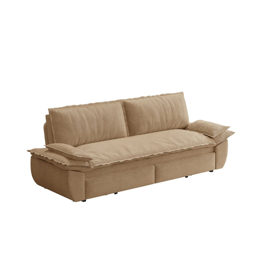 Queen Pull Out Bed, 3 In 1 Convertible Sleeper Sofa
