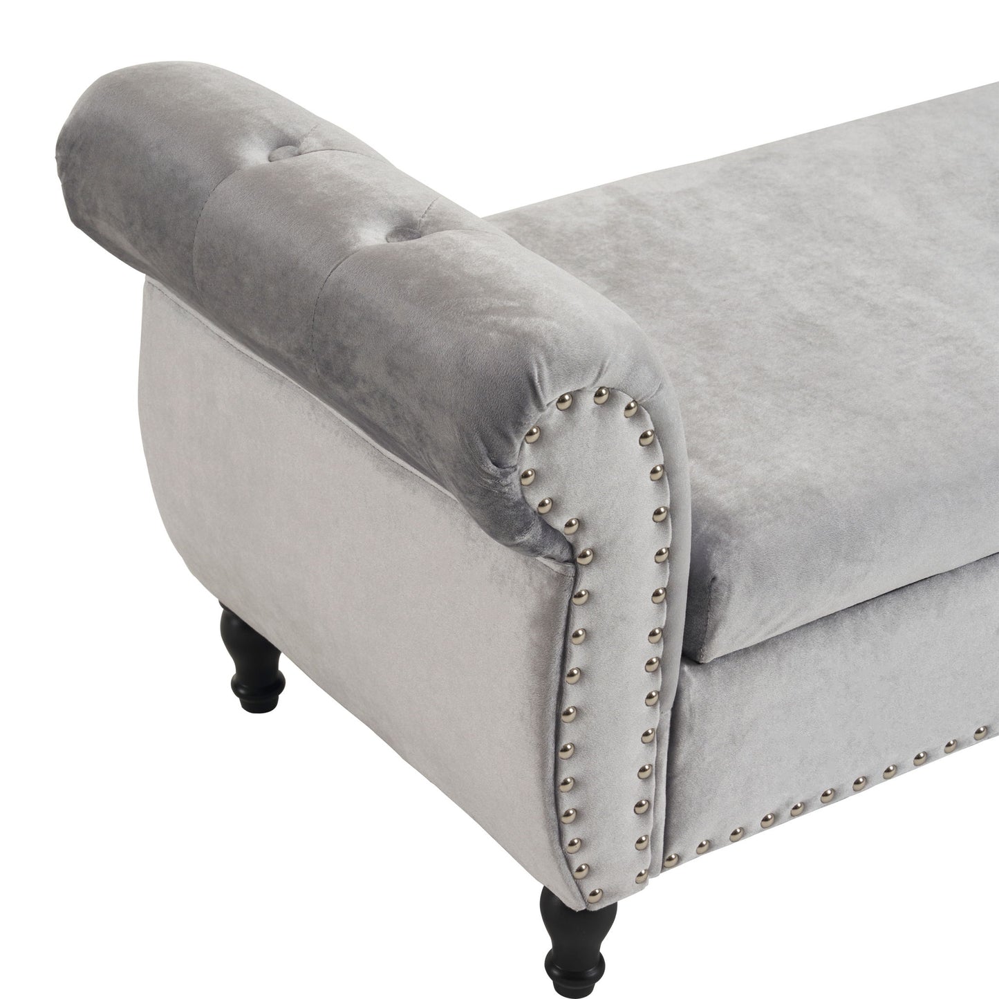 Luxurious Multifunctional Storage Ottoman Bench With Pillow