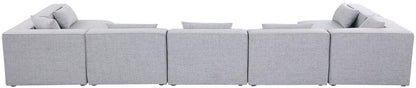 Cube - Linen 7 Piece Modular U-Shaped Sectional