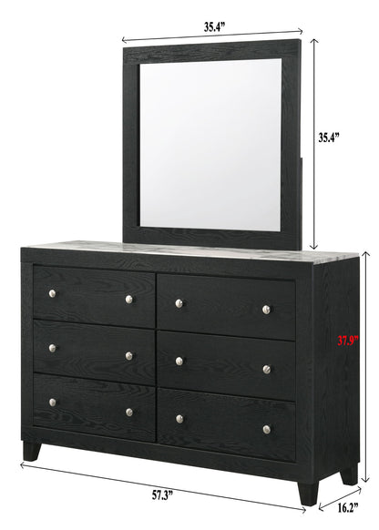 Cadence - King 4 Piece Bedroom Set - Black