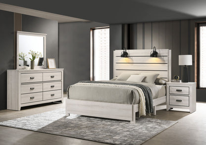 Carter - Queen 4 Piece Bedroom Set - White