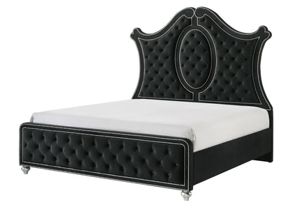 Cameo - Queen 5 Piece Bedroom Set - Black