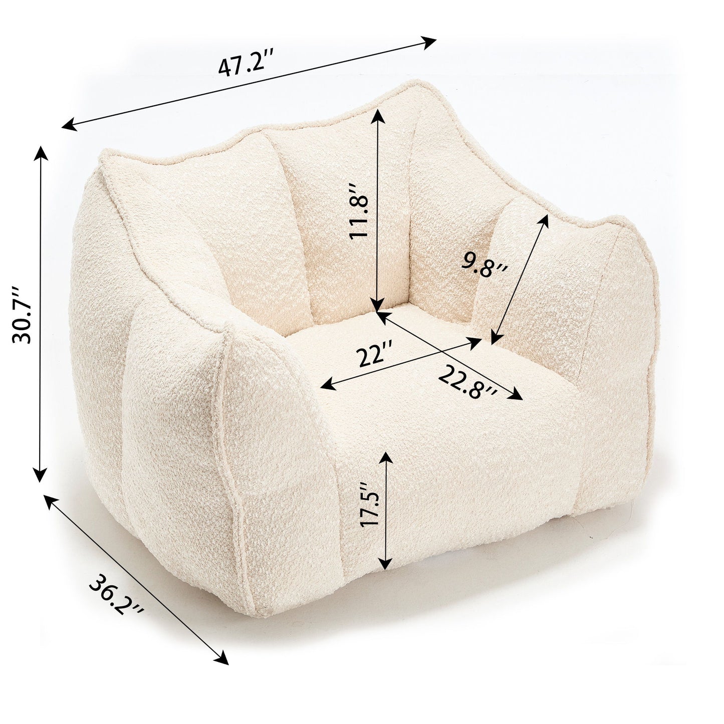 Comfortable Sofa Chairs With Highly Resilient Foam For Living Rooms And Bedrooms