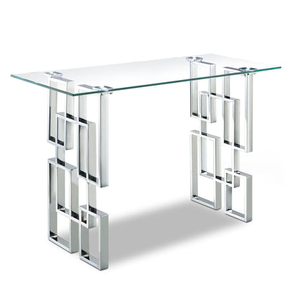 Alexis - Console Table - Pearl Silver