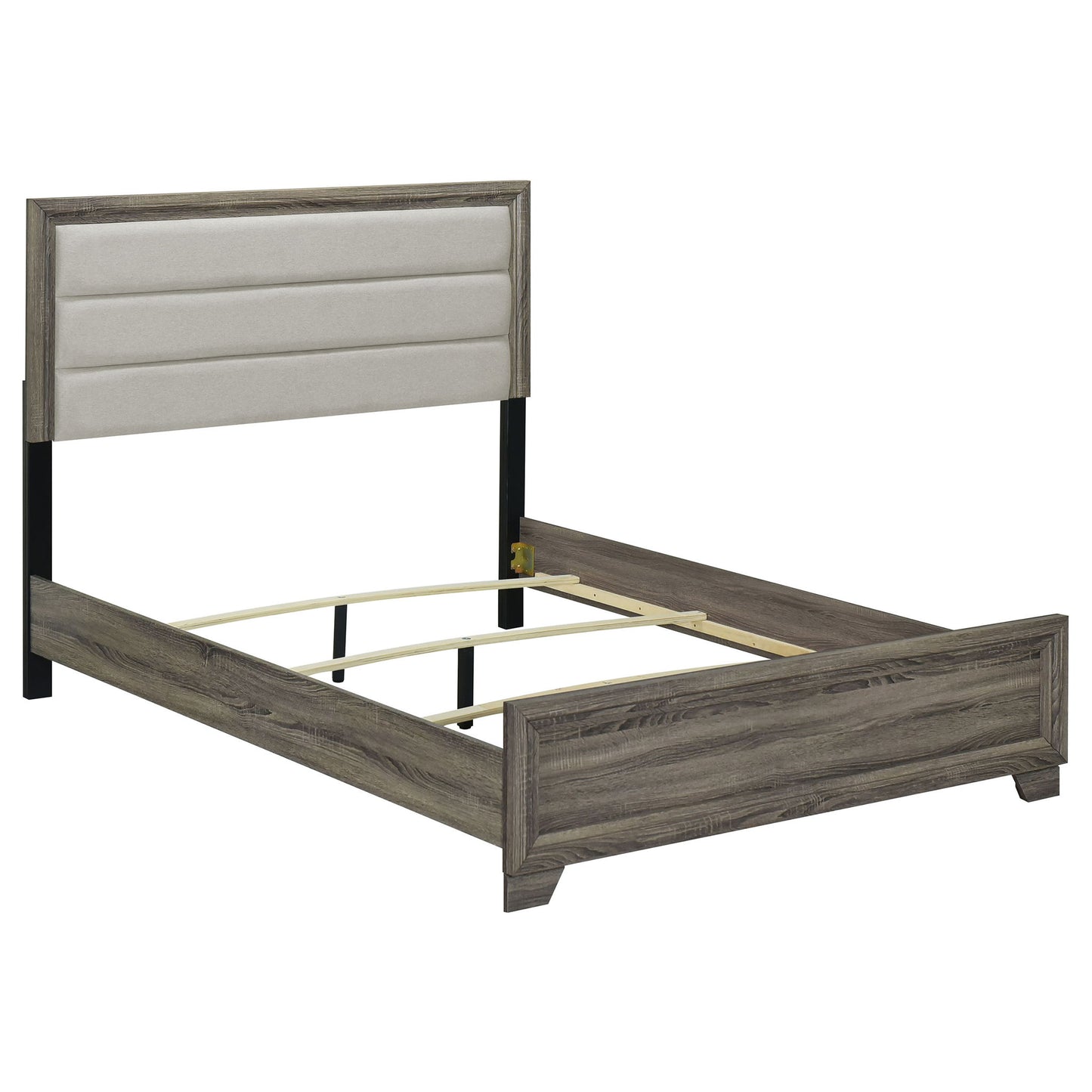 Funston - Queen Bed With Headboard - Brown Oak