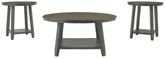 Caitbrook - Occasional Table Set (Set of 3) - Gray