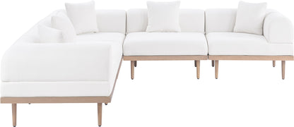 Laguna - 5 Piece 106.5" Upholstered Outdoor Patio Modular Sectional