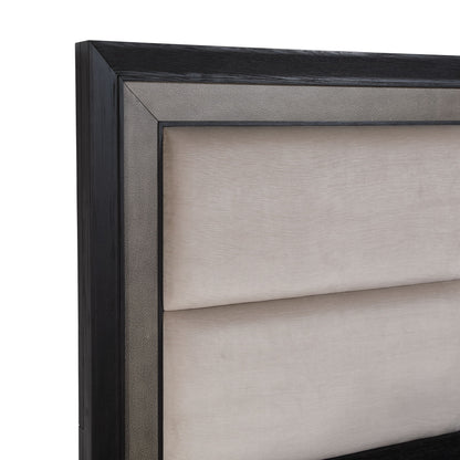 Payson - Queen 5 Piece Bedroom Set - Black / Gray