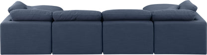 Indulge - Linen 6 Piece Modular Double Chaise Sectional