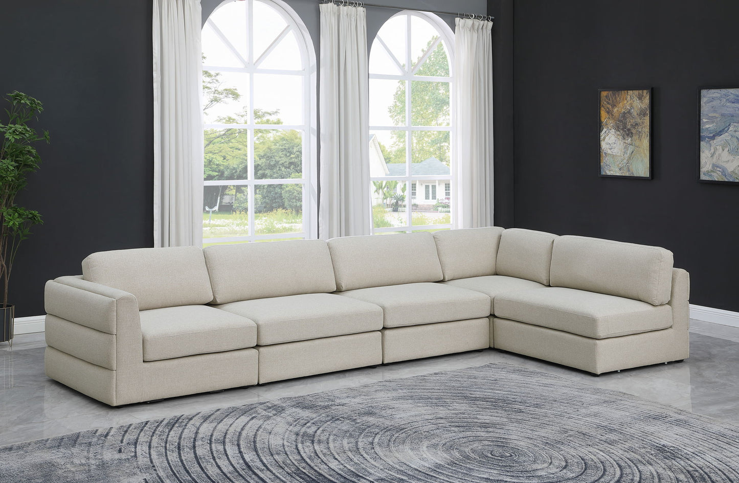 Beckham - 5 Piece Modular Sectional