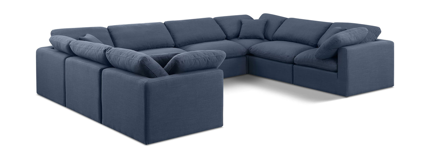 Indulge - Linen 8 Piece Modular Sectional