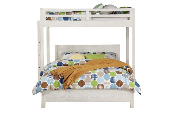 Celerina - Queen Bed - Weathered White