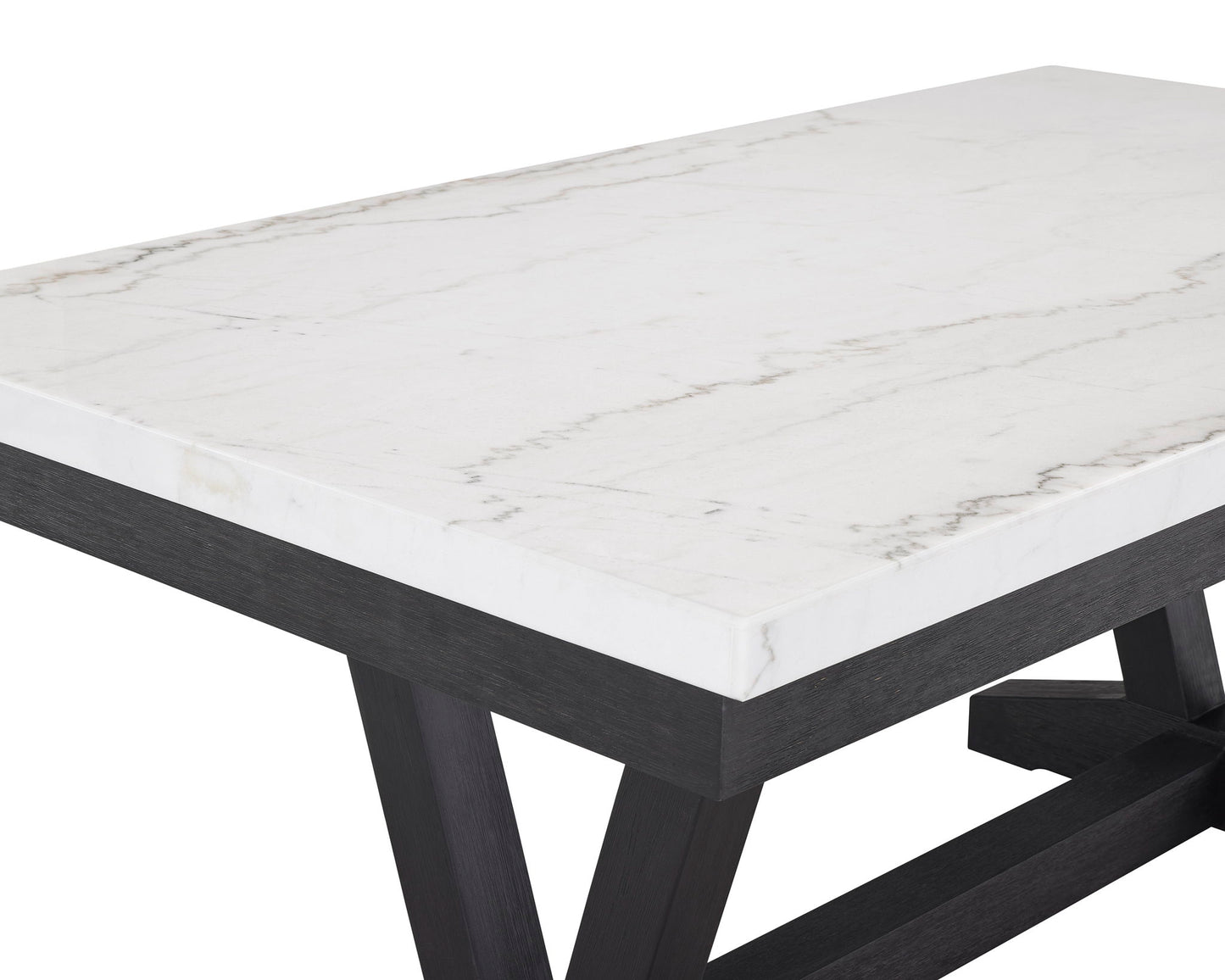 Varley - 6 Piece Dining Room Set - White / Gray