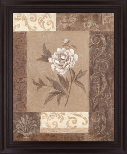 Sepia Blossom - 28" x 34" Framed Wall Art