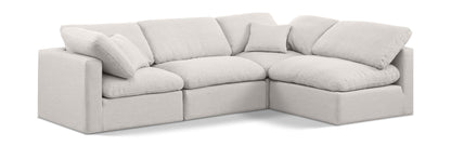 Indulge - Linen 4 Piece Modular Sectional