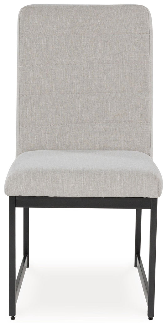 Tomtyn - Dining Upholstered Side Chair (Set of 2) - Light Brown