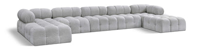 Ames - 7 Piece Fabric Modular U-Shaped Sectional