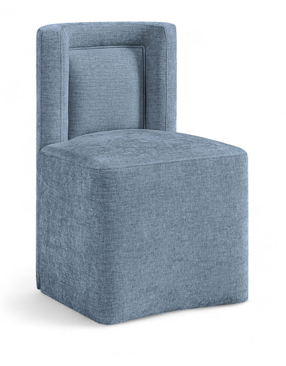 Duvina - Chenille Performance Fabric Dining Chair (Set of 2)