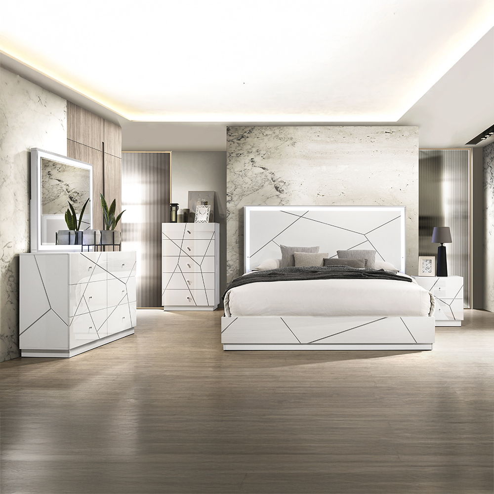 Esther - Bed With LED