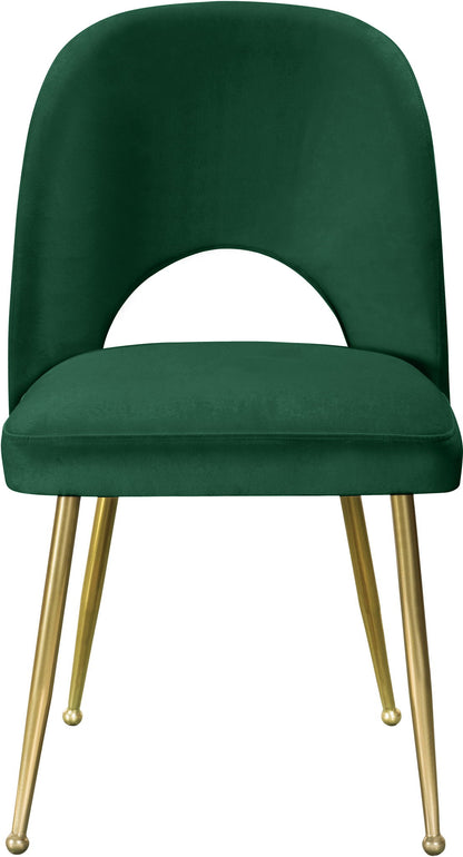 Logan - Dining Chair (Set of 2) - Gold Legs
