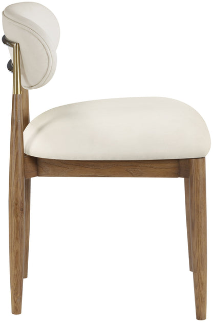 Riccio - Side Chair (Set of 2) - Walnut Frame