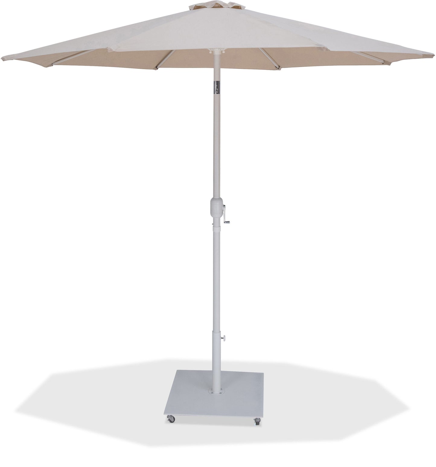 Fiji - Aluminum Patio Umbrella With Square White Base