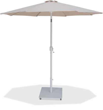 Fiji - Aluminum Patio Umbrella With Square White Base