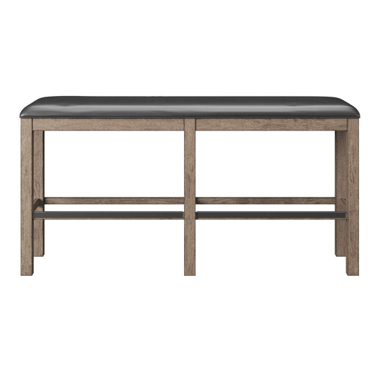 Bar Height Bench - Brown