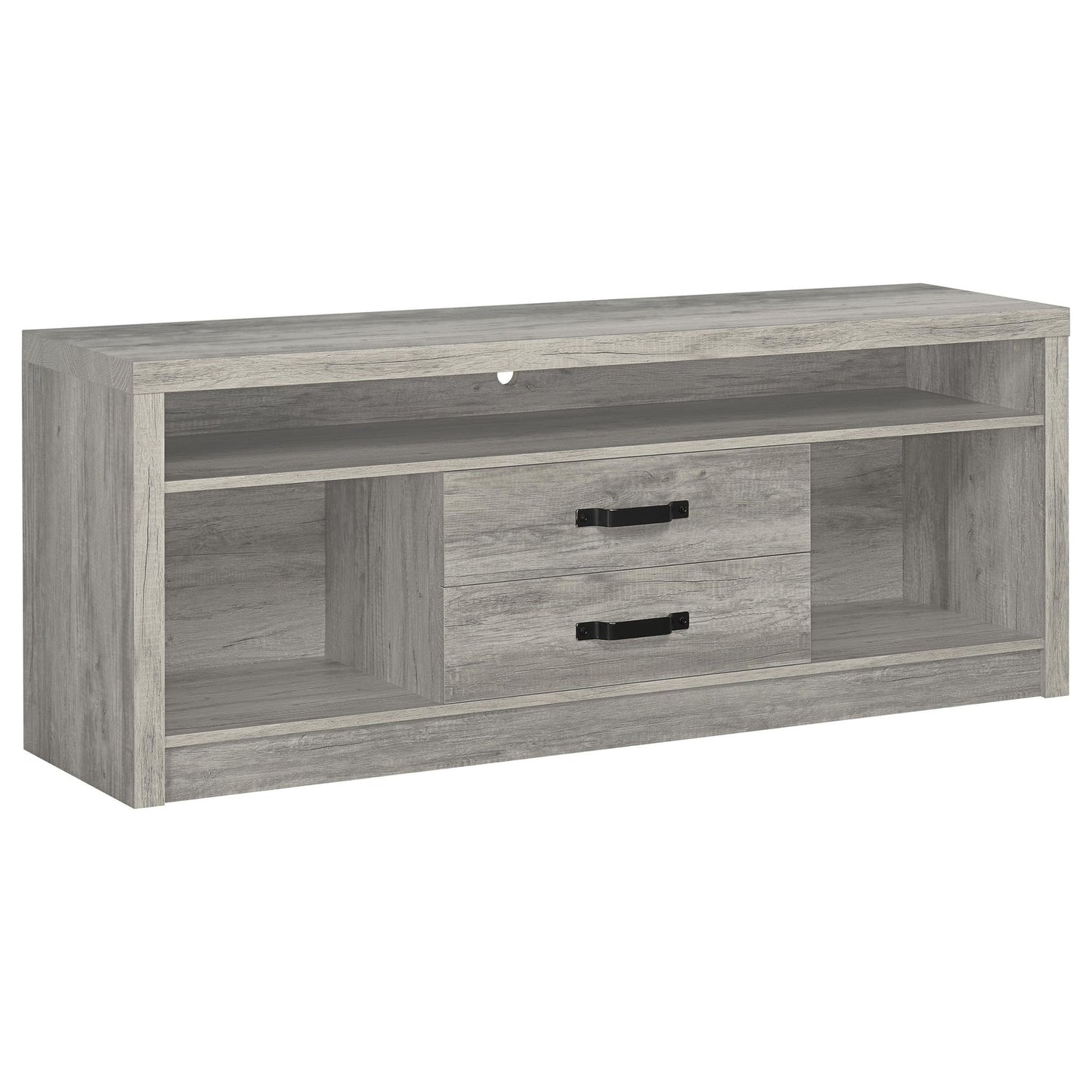 Conifer - 3 Piece TV Entertainment Center With Storage - Gray